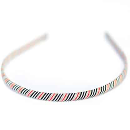 Stripes Galore Narrow Grosgrain Headband - Bows Etc.