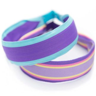 Purple Grosgrain Ribbon Wide Flat Headband