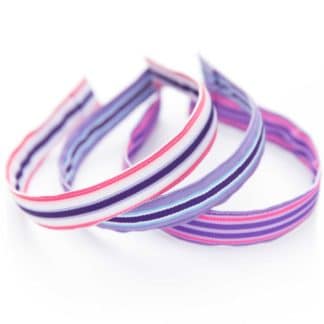 Purple Medium Flat Grosgrain Ribbon Headband