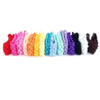 Add A Clip Interchangeable Crochet Baby Headband